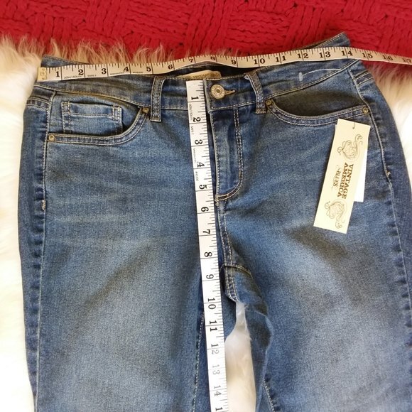 Vintage America Jeans Blue Katmandu Ankle 4 - Picture 4 of 9